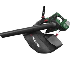 PARKSIDE akkumulátoros kerti levél, lomb és porszívó / levélfúvó / aprító PLSA 40-Li D2