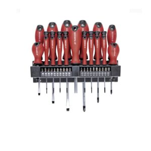 PARKSIDE bit és csavarhúzó készlet 37 részes készlet fali tartóval - 37PIECESET