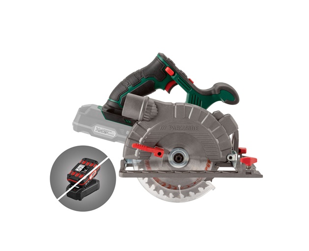 PARKSIDE Akkus kézi körfűrész PHKSA 20-Li B3