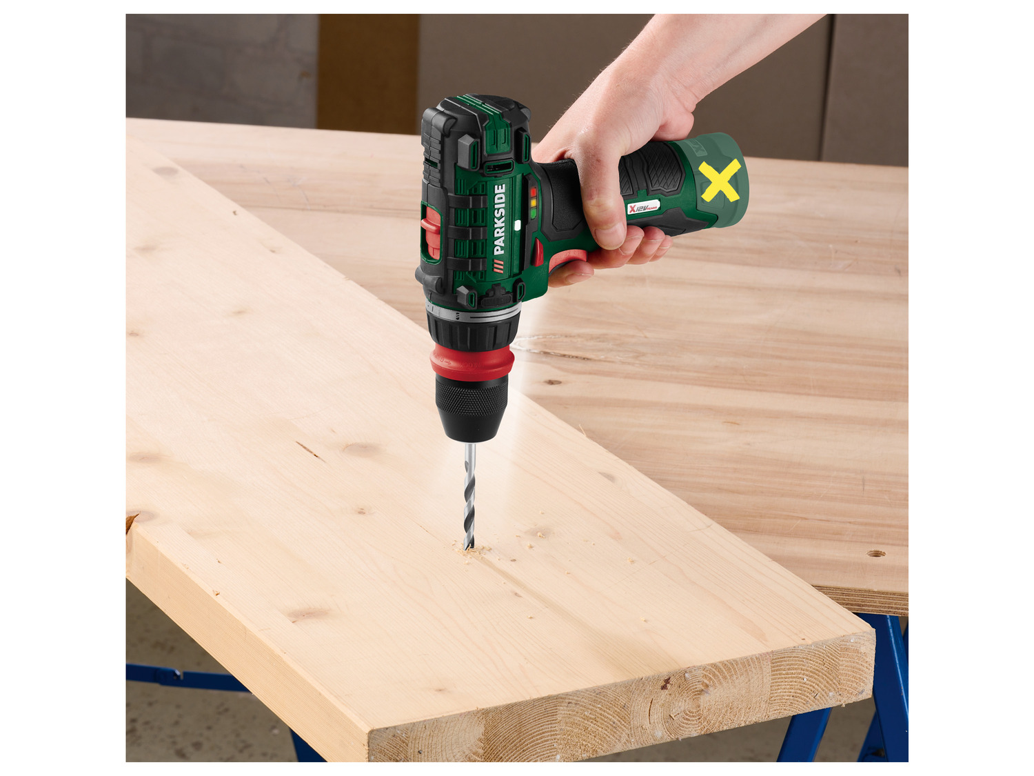 ParkSide akkus fúró és csavarozó PBSA 12 E4 - akkumulátor és bitkészlet nélkül - Image 3