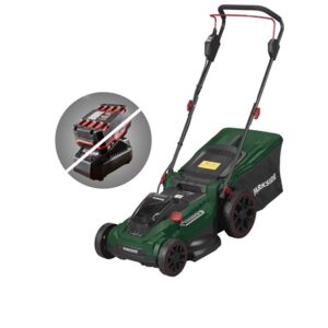 Akkus fűnyíró, akkumulátoros fűnyíró gyűjtőzsákkal, nagy teljesítményű szénkefe mentes tartós motor - PARKSIDE PRMA 40LiD2