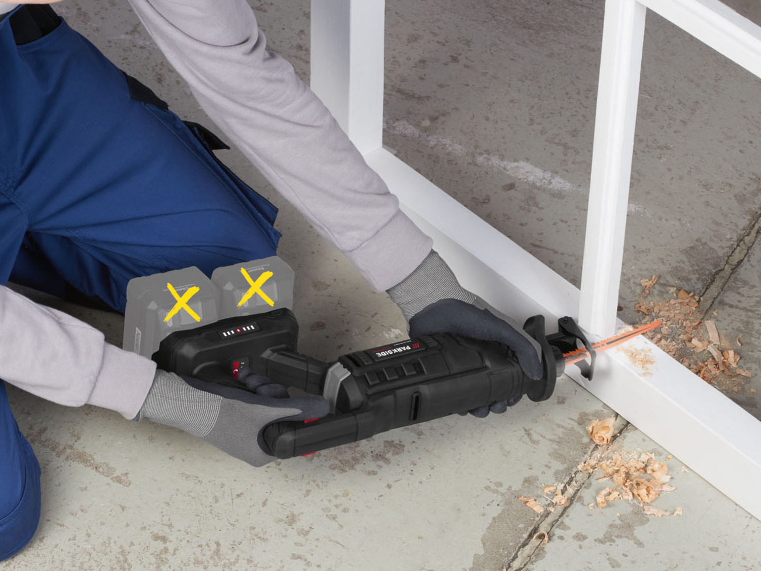 PARKSIDE PERFORMANCE Akkus farfűrész, kardfűrész 40 V PPSSA 40-Li A1 - Image 4