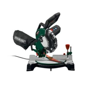 ParkSide 1500W vezetékes gérvágó fűrész, betűző fűrész fejező- és csapfűrész, lézeres célzóval PKS 1500 C4