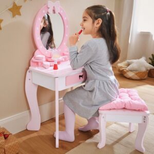 Játék Gyerek fa sminkasztal