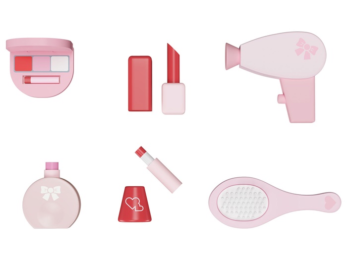 Játék Gyerek fa sminkasztal - Image 3