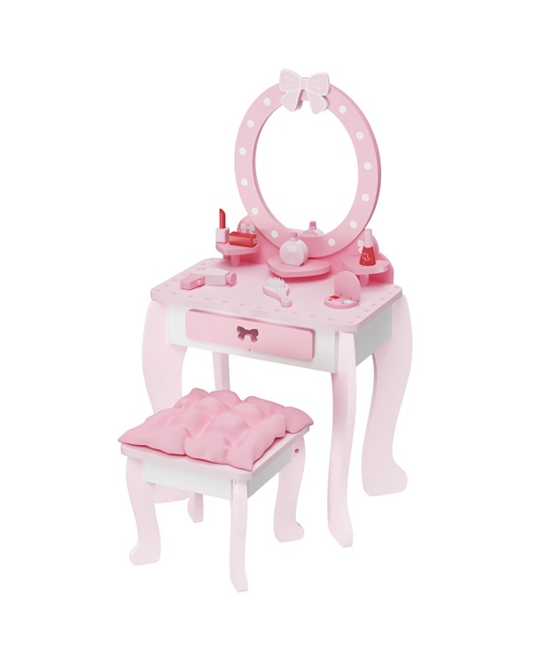 Játék Gyerek fa sminkasztal - Image 4