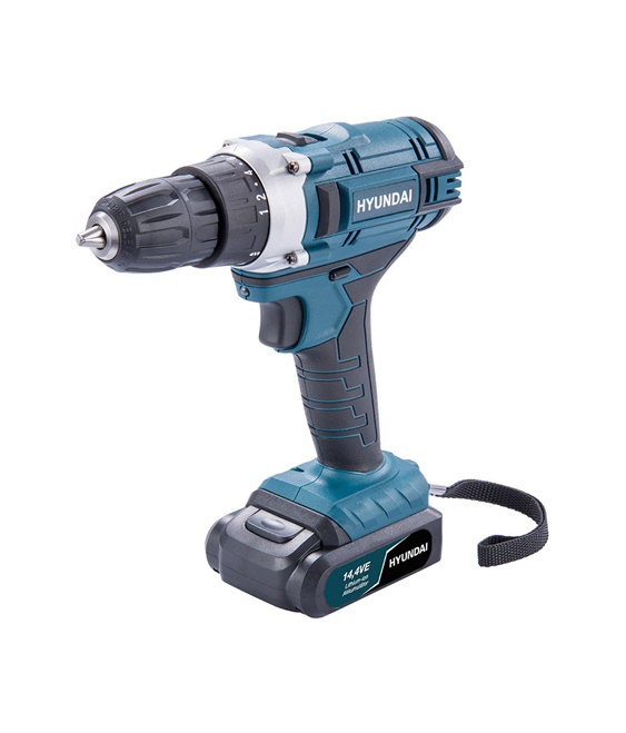 Hyundai Akkus fúró-csavarozó 1 db akkuval, töltővel - HYD-14,4VE-Li