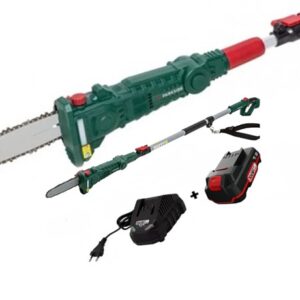 ParkSide akkus teleszkópos magassági láncfűrész, ágvágó fűrész akkuval és töltővel együtt ! PAHE 20-Li C3 AKKUVAL