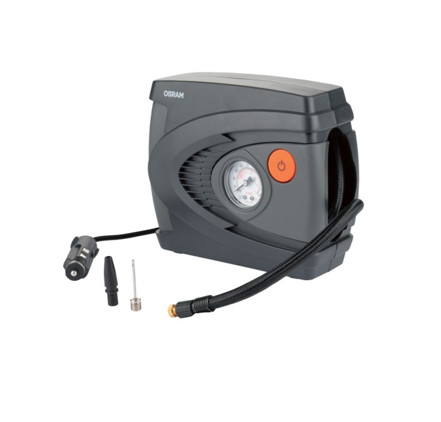 OSRAM Autókerék és matracpumpa, kompresszor 12V szivargyújtós OTI610