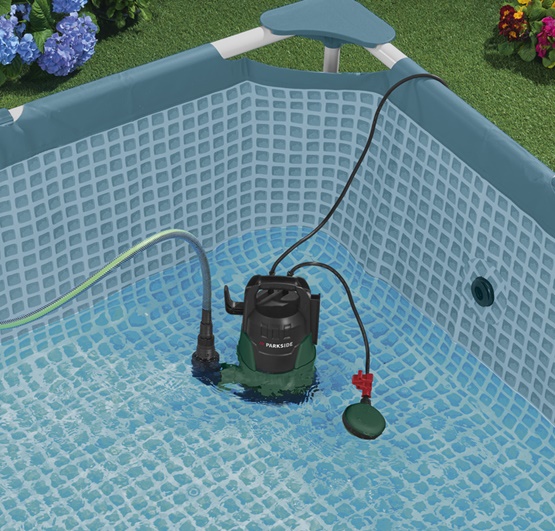 PARKSIDE Búvárszivattyú medencék ürítésére PTPK 400 B1 - Image 4