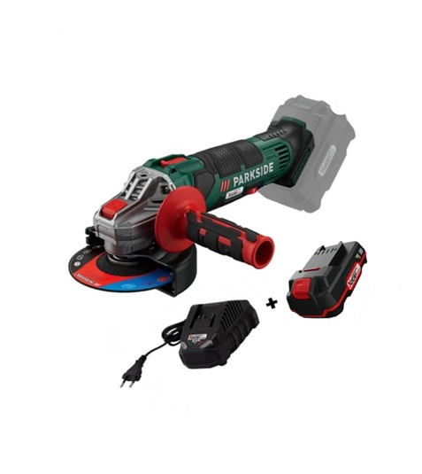 PARKSIDE Akkus sarokcsiszoló, flex PWSA akkuval és töltővel együtt PWSA20LIC3AKKUVAL