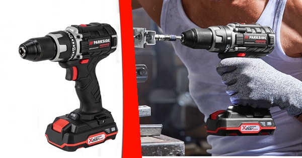 PARKSIDE PERFORMANCE Akkus fúró, csavarozó, erősebb 4Ah akkuval, töltővel, kofferban PABSP 20 V-Li C3 - Image 5