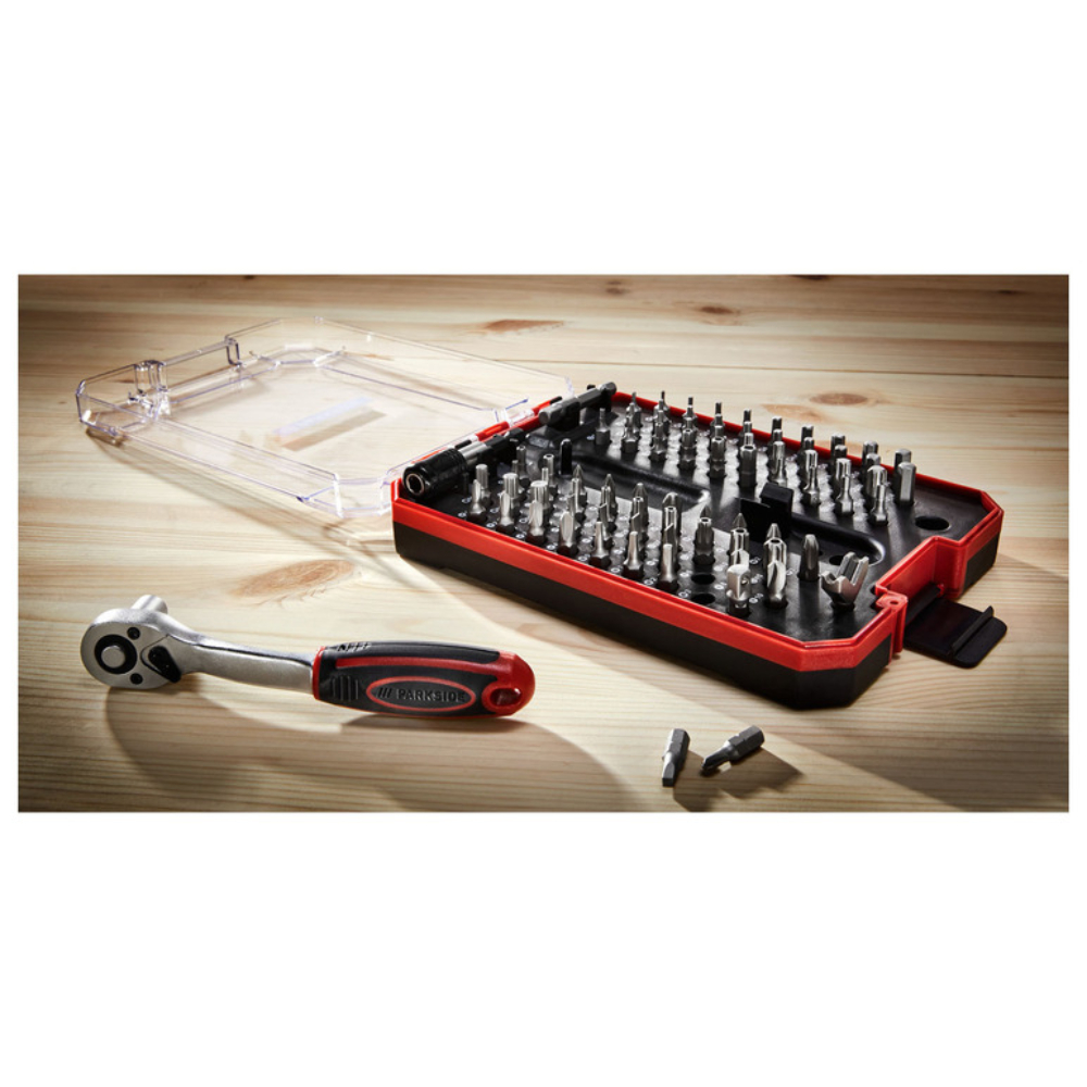 ParkSide 81 részes bitkészlet, racsnis kulccsal, praktikus tárolódobozban - Image 2