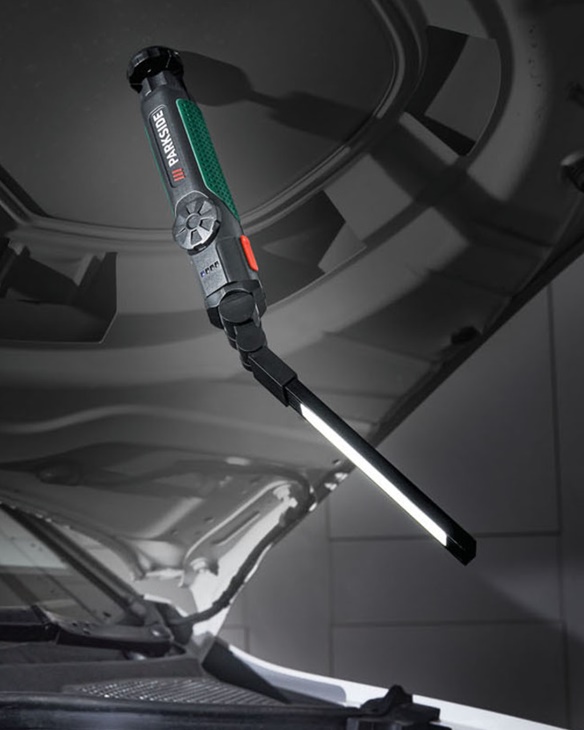 PARKSIDE akkus, összecsukható LED lámpa USB töltéssel - PSDD 2000 A1 - Image 3