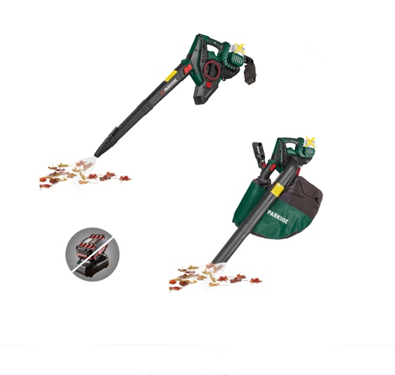 PARKSIDE Lombszívó és lombfúvó - akukkal és töltővel együtt ( 2db 4Ah akku )PLSA 40 Li C2 - Image 4