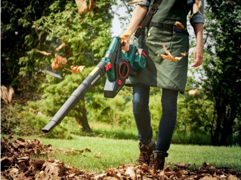 PARKSIDE Lombszívó és lombfúvó - akukkal és töltővel együtt ( 2db 4Ah akku )PLSA 40 Li C2 - Image 2
