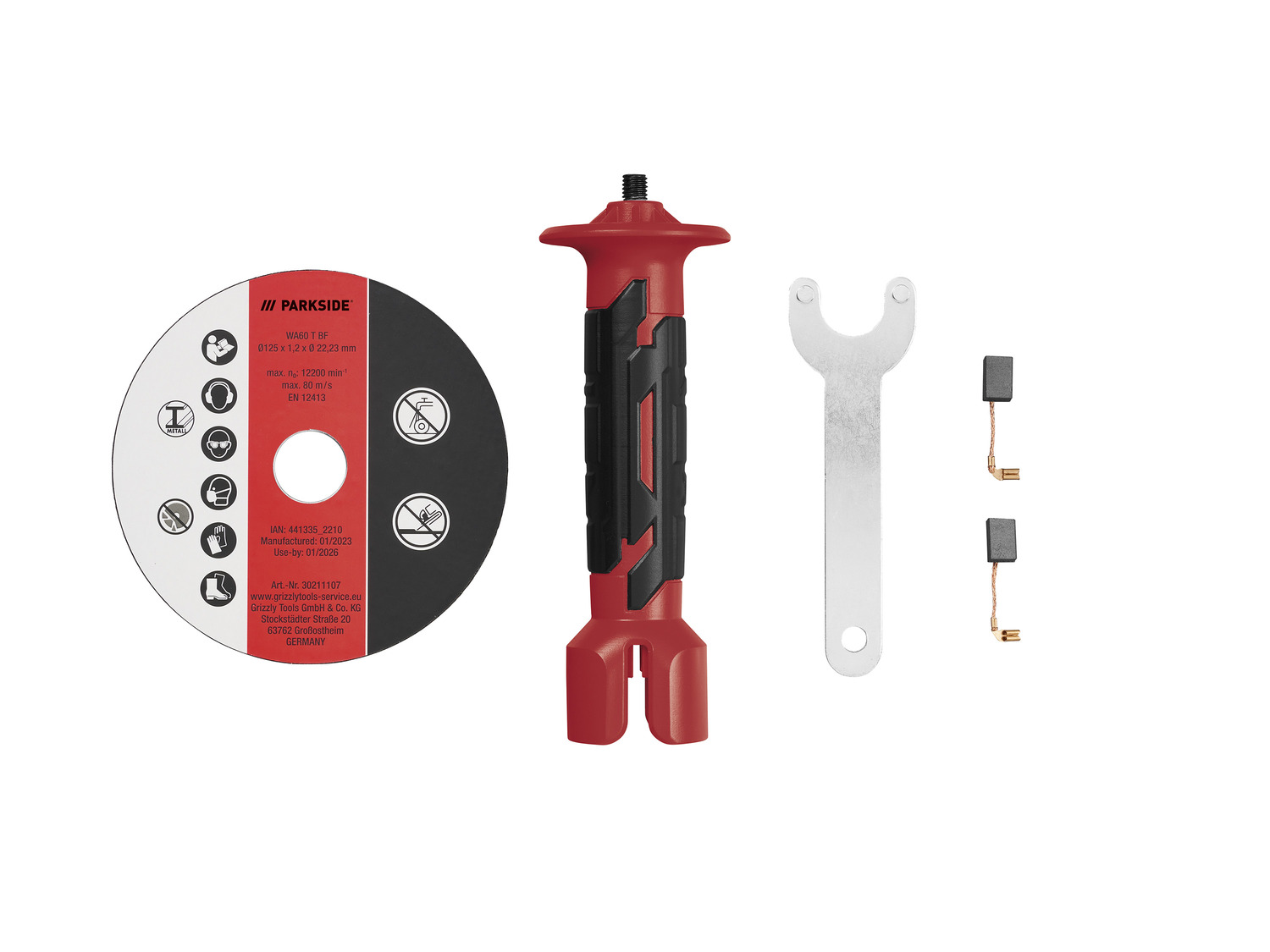 PARKSIDE vezetékes sarokcsiszoló PWS 125 H7 - Image 2