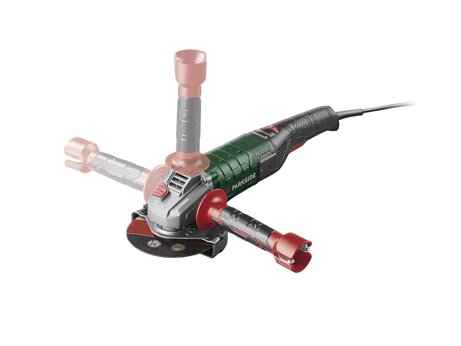 PARKSIDE vezetékes sarokcsiszoló PWS 125 H7 - Image 3