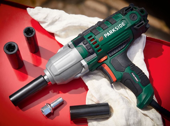 Vezetékes ütvecsavarozó gépjármű kerekek cseréjéhez - Parkside PDSSE 550 A1 - Image 4