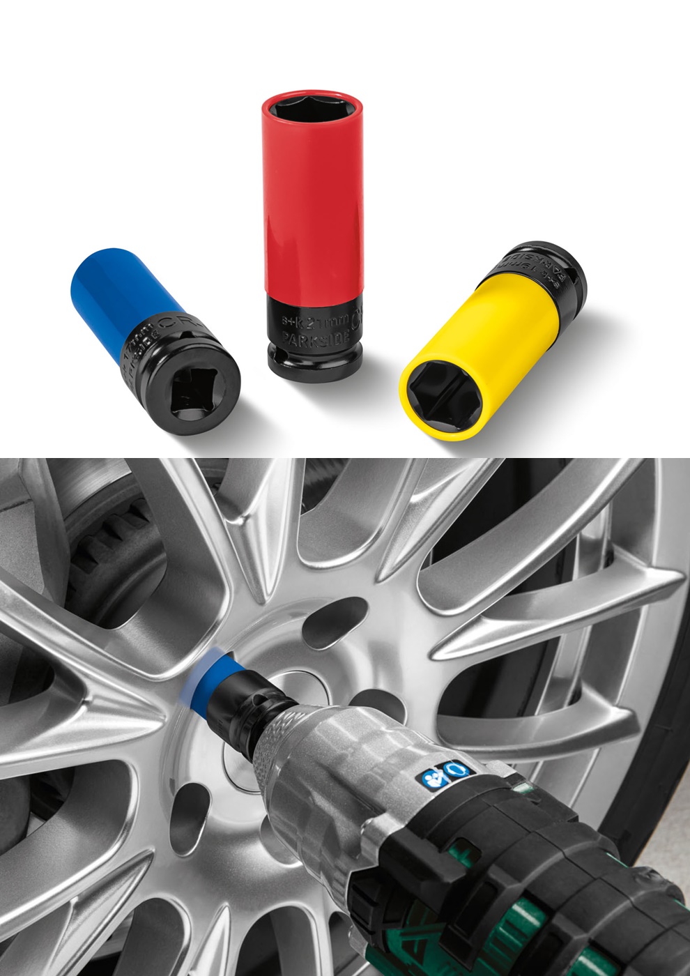 PARKSIDE színes Ütvecsavarozó készlet PSS 3 A1, 3 részes