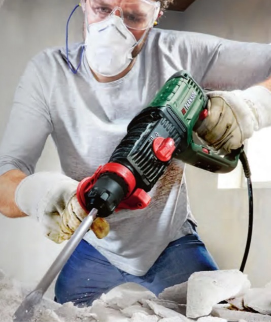 ParkSide fúró- és vésőkalapács, falbontó, ütvefúró PBH 1050 C3 - Image 3