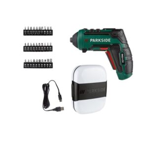 Csavarozó, praktikus kofferben, saját beépített akkuval PARKSIDE PAS 5 D6