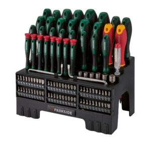 PARKSIDE Csavarhúzó és bitkészlet, 101 DARABOS KÉSZLET