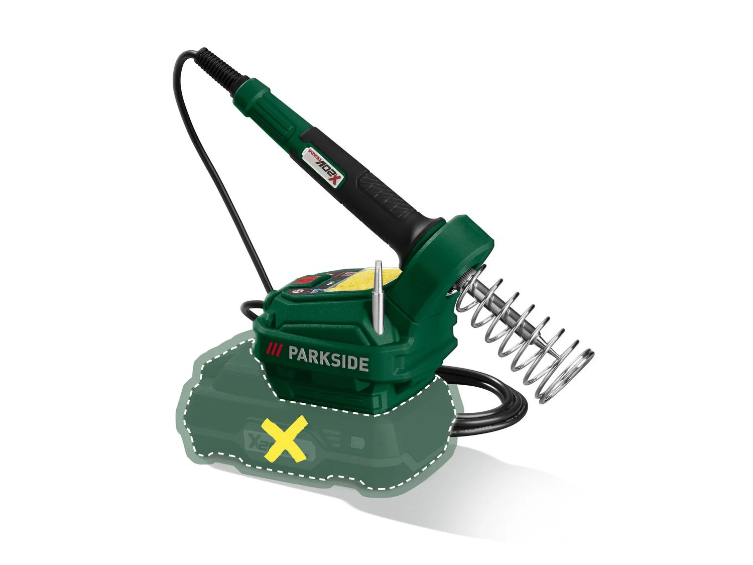 Akkus forrasztóállomás, forrasztópáka PARKSIDE PLSA 20