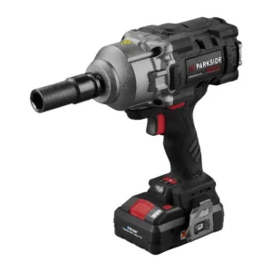 Szénkefe nélküli, tartós élettartamú akkus kerék kulcs, autó kerék csavarozó (akku+töltővel) PASSP 20 LIC4