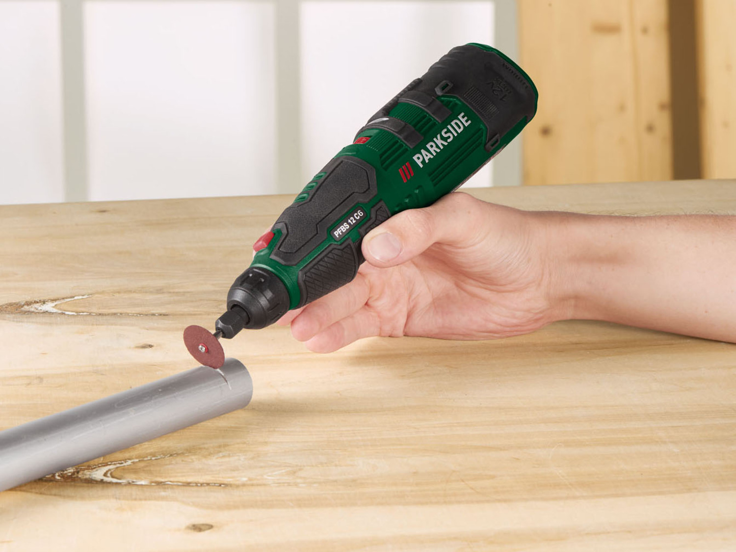 PARKSIDE Akkus finom fúrócsiszoló USB töltési lehetőséggel - PFBS 12 C6 - Image 4