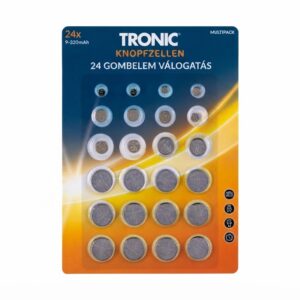 Tronic 24 darabos gombelem készlet (12 különböző típus)